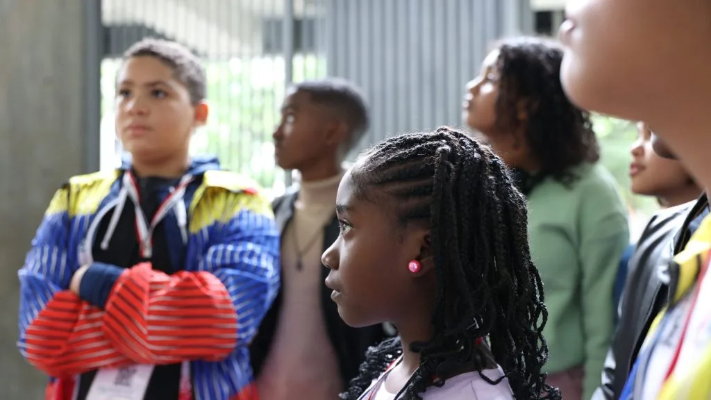 Niños dominicanos se forman en la sede de El Sistema