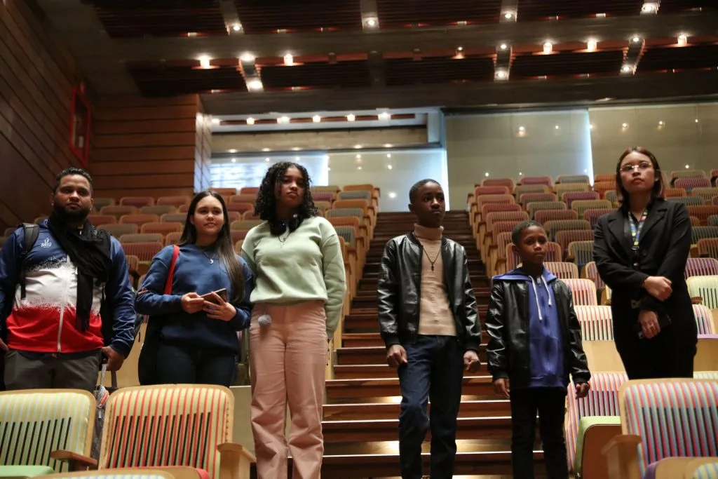 Niños dominicanos se forman en la sede de El Sistema