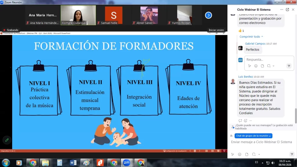 Bebés, inclusión social y música tradicional se abordaron en el Webinar de El Sistema Bebés, inclusión social y música tradicional se abordaron en el Webinar de El Sistema